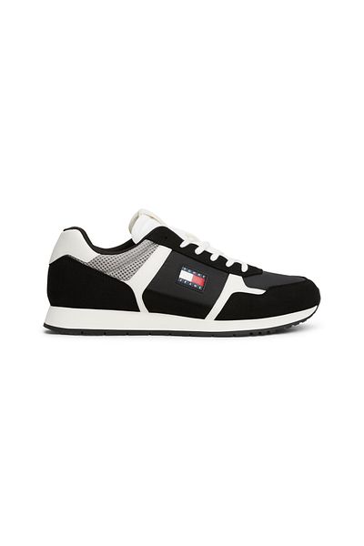 Tommy Hilfiger Tommy Hilfiger Men Black Runner Casual Low Top Sneakers