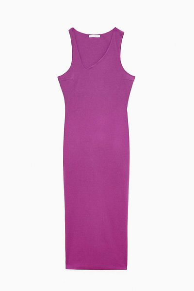 Patrizia Pepe ROCHIE MIDI FĂRĂ MÂNECI - PATRIZIA PEPE - XS/S, LILIAC