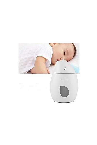 SIKS Umidificator cu ultrasunete, difuzor de aromaterapie în formă de mango, 160 ml, alb