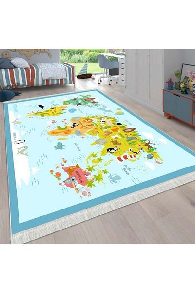 OEM Anti-slip children's rug, 80x150 cm, CCP137