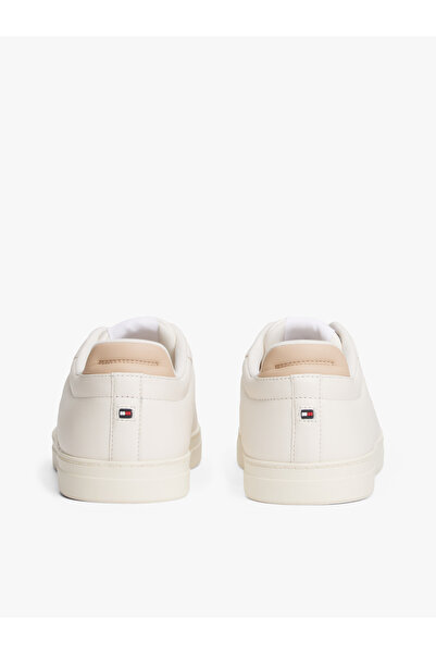 Tommy Hilfiger Tommy Hilfiger Women Ancient White Icon Court Low Top Sneakers