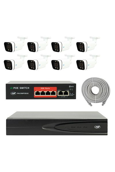 PNI PNI House IP810 POE NVR video surveillance package