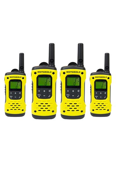 Motorola Motorola TLKR T92 H2O IP67 Portable PMR Radio Station Kit 4 pcs Yellow
