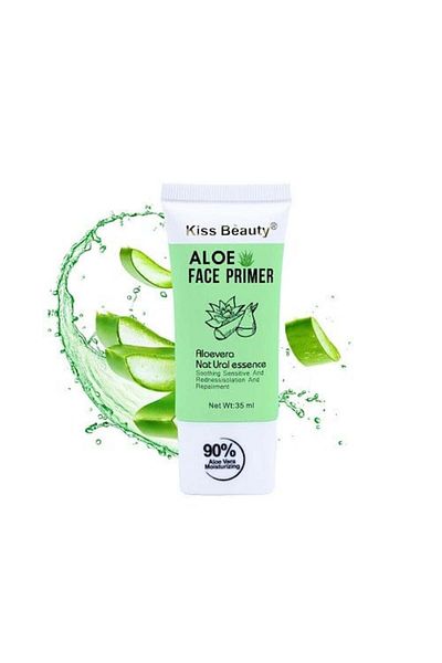 Makeup Repairing Makeup Base, for Red and Sensitive Skin, Kiss Beauty, Primer, With Aloe Vera, 35 ml