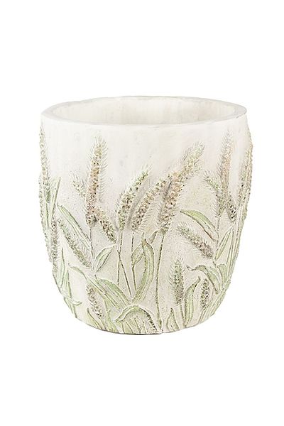 Clayre & Eef Ghiveci piatra bej verde maro 13x13 cm