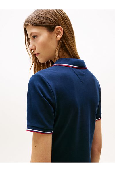 Tommy Hilfiger Tommy Hilfiger Women Dark Night Navy 1985 Rwb Tip Slim Mini Polo Dress