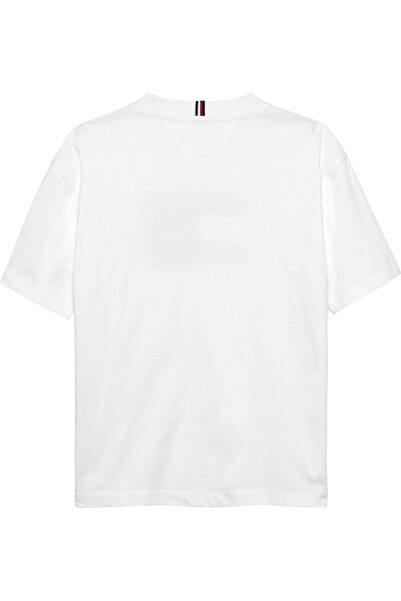 Tommy Hilfiger Tommy Hilfiger Boys White Flag Archive Short Sleeve T-Shirt