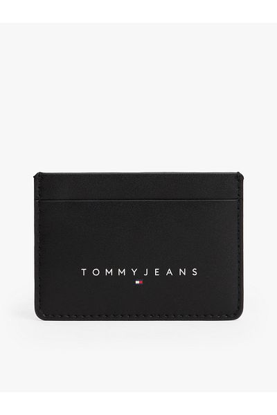Tommy Hilfiger Men Black Linear CC Holder Wallet