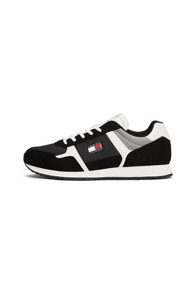 Tommy Hilfiger Tommy Hilfiger Men Black Runner Casual Low Top Sneakers