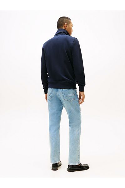 Tommy Hilfiger Tommy Hilfiger Male Desert Sky Stand-Up Collar Zip-Thru Sweatshirt