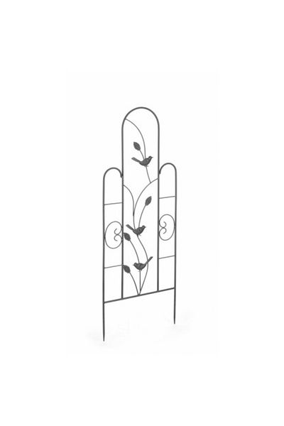 Bizzotto Plant Support Metal Gray Anthracite Jemma 40x1x110 cm