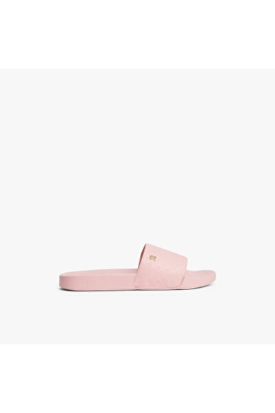 Tommy Hilfiger Tommy Hilfiger Women Delicate Rose Monogram Pool Slides