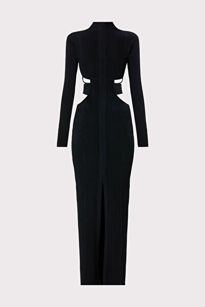 Herve Leger ROCHIE DECOUPE CU SLIP ȘI BRĂȚI - HERVE LEGER - NEGRU, XS