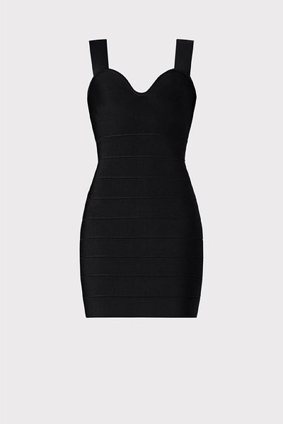 Herve Leger Rochie mini cu bretele și imprimeu inimă - - Violet, XS