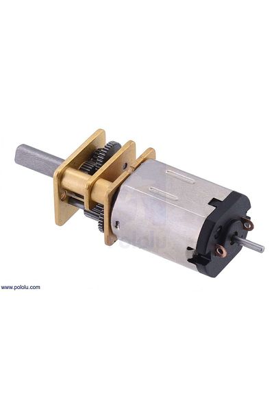 Pololu Micro metal electric motor 298:1 HPCB with encoder shaft (Carbon Brushes)