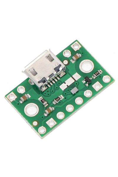 Pololu FPF1320 Power Multiplexer with Micro-B USB