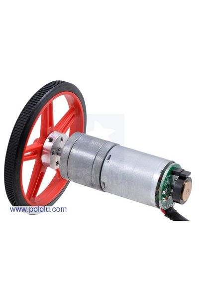 Pololu Metal gear motor 25Dx52L mm 75:1 HP with encoder