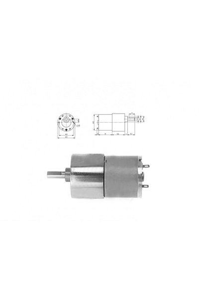 ROBOFUN Motor 37GB-3530, DC12V, 531 RPM/min