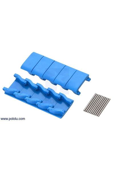 Pololu Miniature Tracks - Blue (10-Pack)