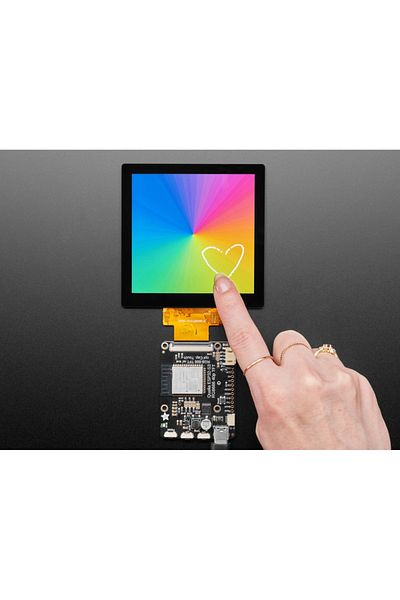 Adafruit Square RGB TTL TFT Display - 4" 480x480 - With Capacitive Touch - TL040WVS03CT