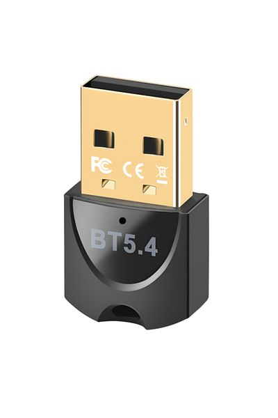 BiXXBi Adaptor USB Bluetooth, BT 5.4 (EDR+BLE), Compatibil Windows PC/Laptop, Plug And Play Fara Drivere, S
