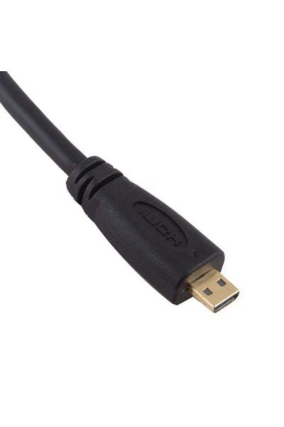 ROBOFUN Micro HDMI male to HDMI female adapter cable, 15 cm