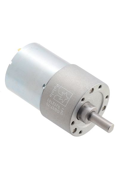 Pololu metal electric motor 24V, 70:1, 37Dx54L, helical pinion
