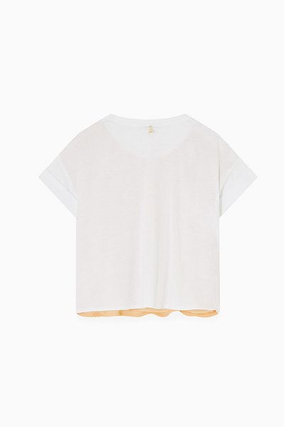 Patrizia Pepe Tricou cu paiete - - XS/s, Bej