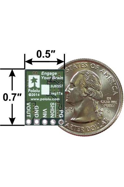 Pololu Step-Down Voltage Regulator 6V, 1A - D24V10F6