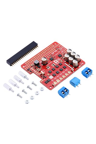 Pololu Dual G2 High-Power Motor Driver 18v18 for Raspberry Pi (Partial Kit)