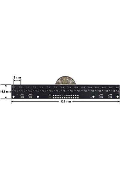 Pololu 16 digital line sensor bar QTRX-MD-16RC