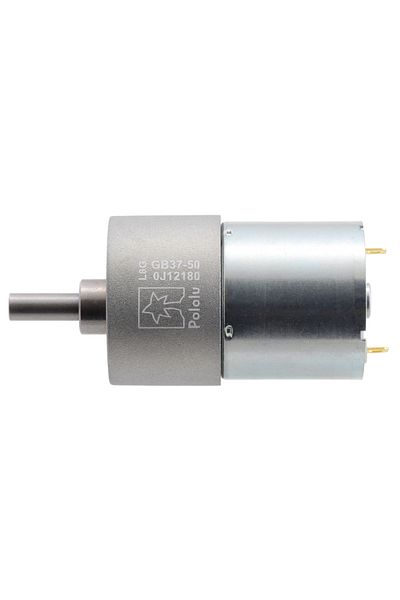 Pololu metal electric motor 24V, 50:1, 37Dx54L, helical pinion