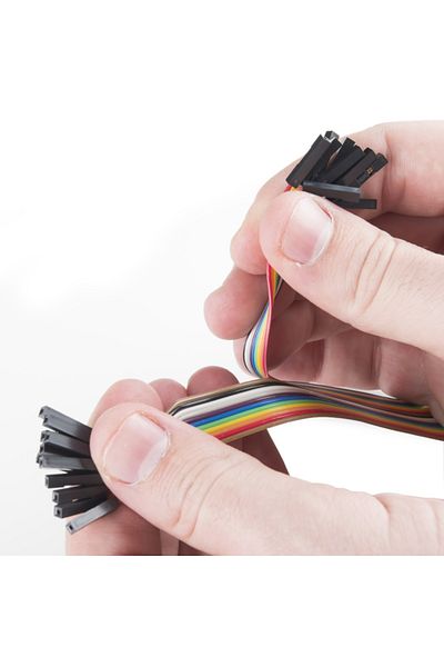 ROBOFUN Female - female connection wires (10 pieces) 20cm