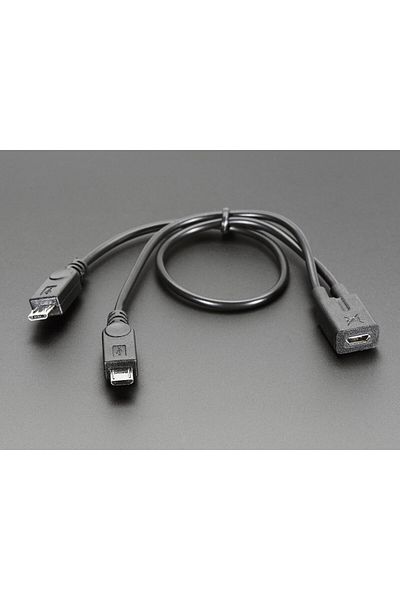 Adafruit Double Extension Cable - Micro USB