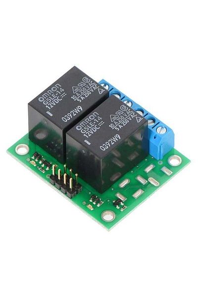 Pololu 2 SPDT 12VDC relay board