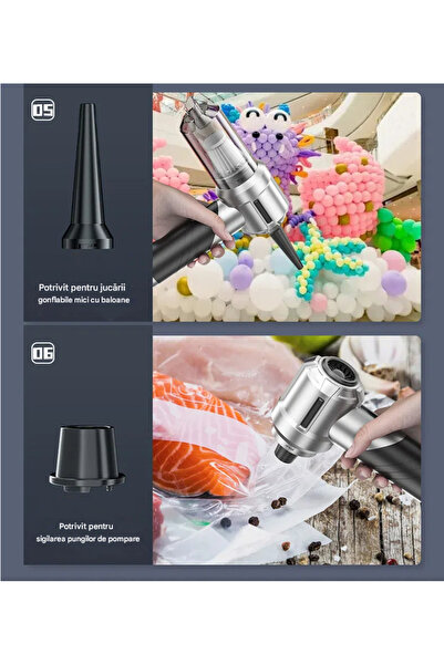 Xceed Aspirator auto portabil, pliabil, 15000pa, aspirare, suflare, aspirare, umflare, 3 viteze