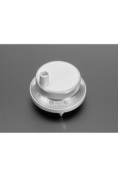 Adafruit CNC Rotary Encoder - 100 Pulses per Rotation - 60mm Silver