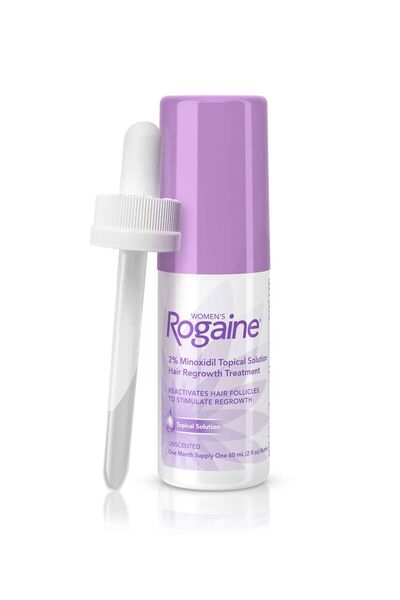 Rogaine Soluție pentru căderea părului, Minoxidil 2%, pentru femei, pipetă originală, 1x 60ml