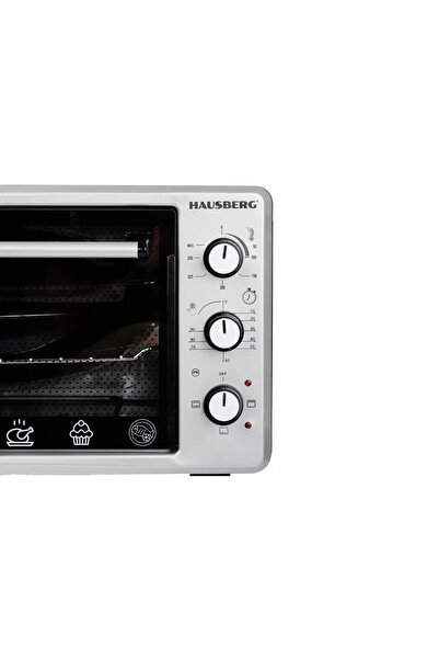 Hausberg Electric Oven HB-8000P 48 Liters, power 1800W, max. temperature 230 degrees, timer with sound alarm