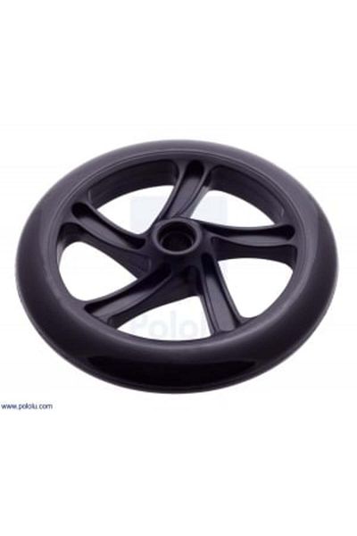 Pololu Scooter/skate/roller wheel 200x30mm - Black