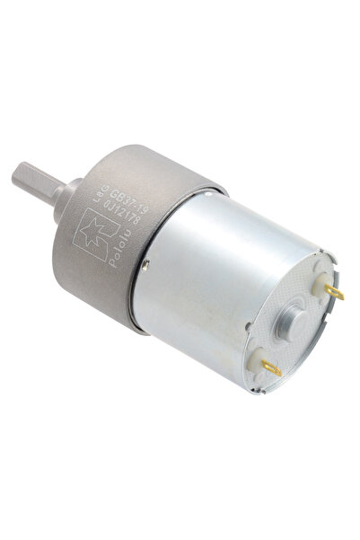 Pololu metal electric motor 24V, 19:1, 37Dx52L, helical pinion
