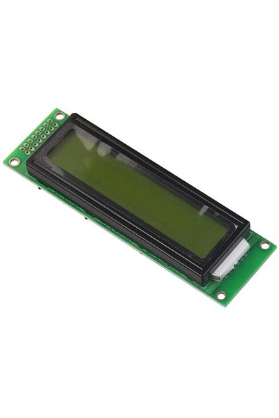 ROBOFUN Black on yellow LCD display module
