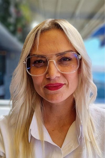 Mood Agenda Unisex Marlow Blue Light Protection Relaxing Square Model Display Glasses