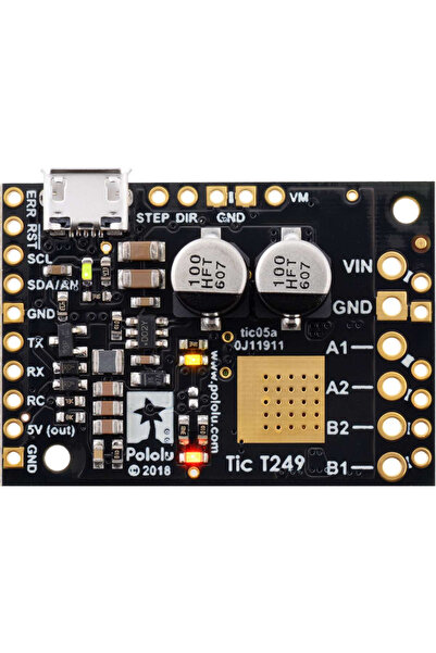 Pololu Tic T249 USB multi-interface stepper motor driver