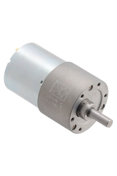 Pololu Metal Electric Motor 24v, 131:1, 37dx57l, Helical Pinion