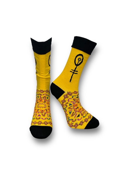 Mevo 5 Pack Unisex Stretchy Mixed Pattern Mixed Color Breathable Socket Socks