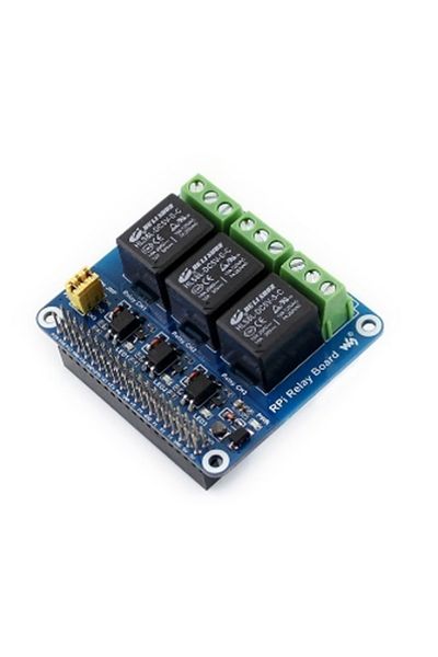 ROBOFUN 3 Channel Relay Module for Raspberry Pi 3B+/4B