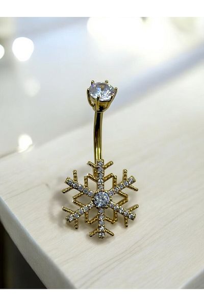 Takayrum Steel Snowflake Navel Piercing