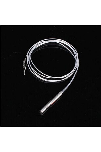 ROBOFUN PT1000 platinum resistance temperature probe, 2 wires and 1 meter long