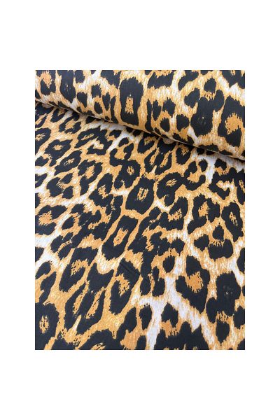 Freedom Material textil, bumbac 100% natural latime 240 cm, model leopard